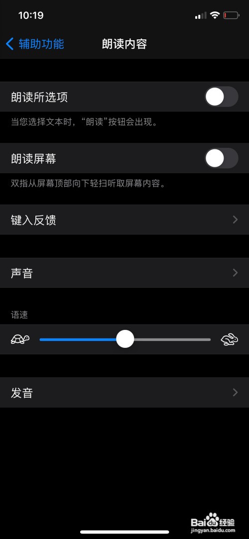 苹果手机朗读所选项怎么开启