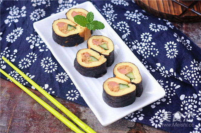 紫菜肉松蛋糕卷