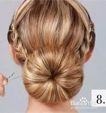 庄重浪漫的盘发