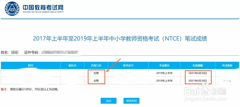 2019上半年教师资格证笔试成绩查询流程