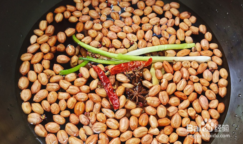家庭版清香可口的小茴香拌花生