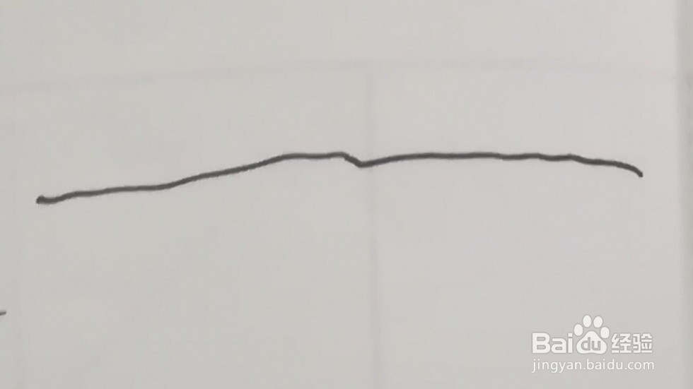 风景简笔画远山、田野组合怎么画