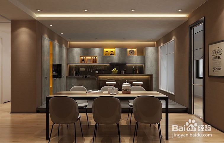一体化餐厅厨房如何设计