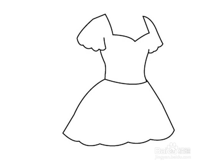 画可爱裙子简单图片