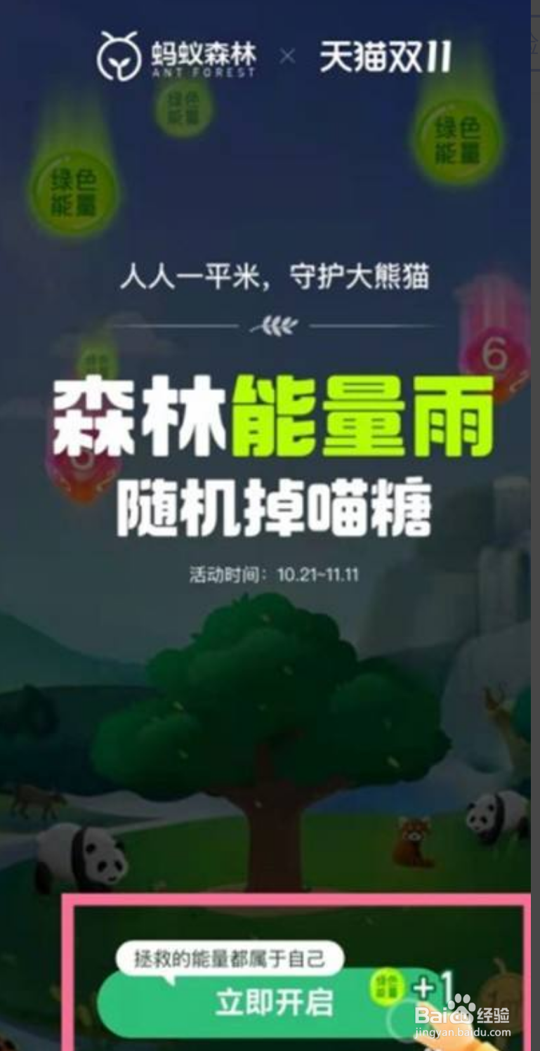 支付宝能量雨在哪里