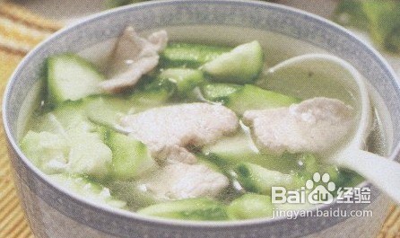丝瓜瘦肉汤的做法