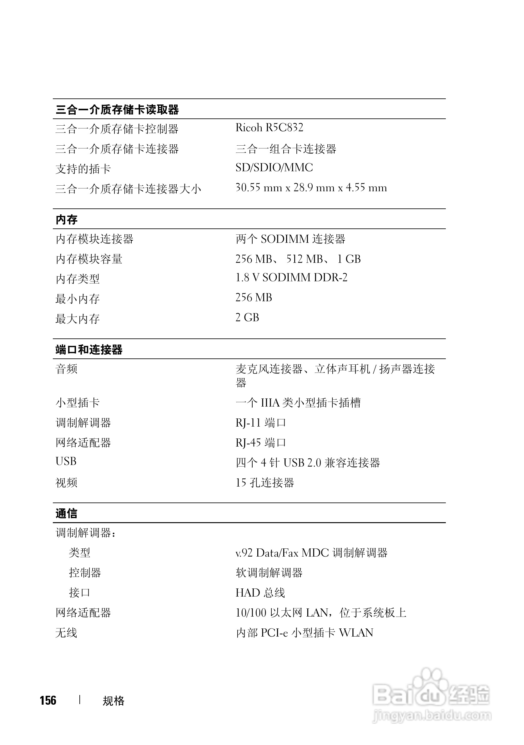 戴尔Vostro 1000笔记本电脑使用说明书:[16]