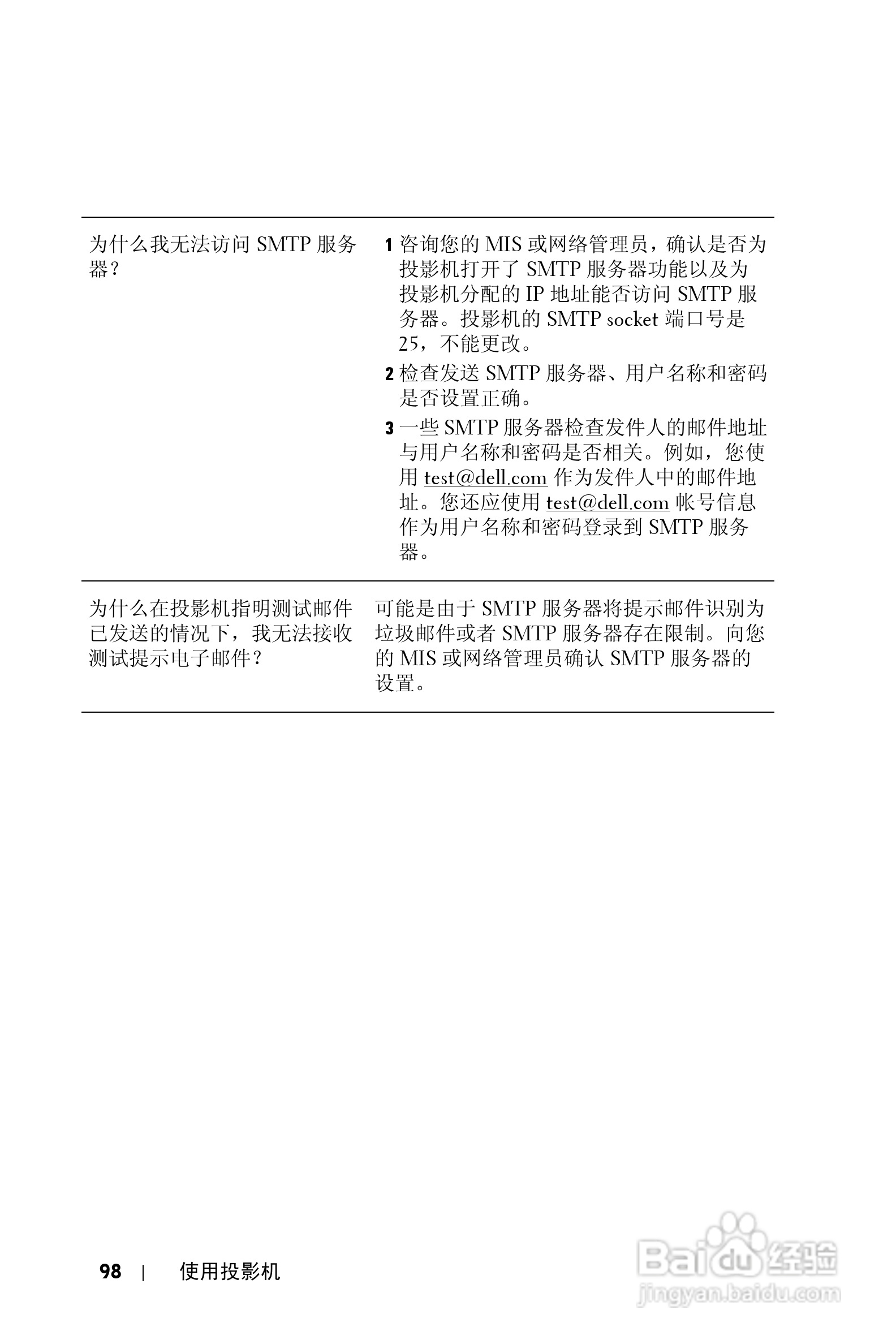 DELL S300WI投影机说明书:[10]