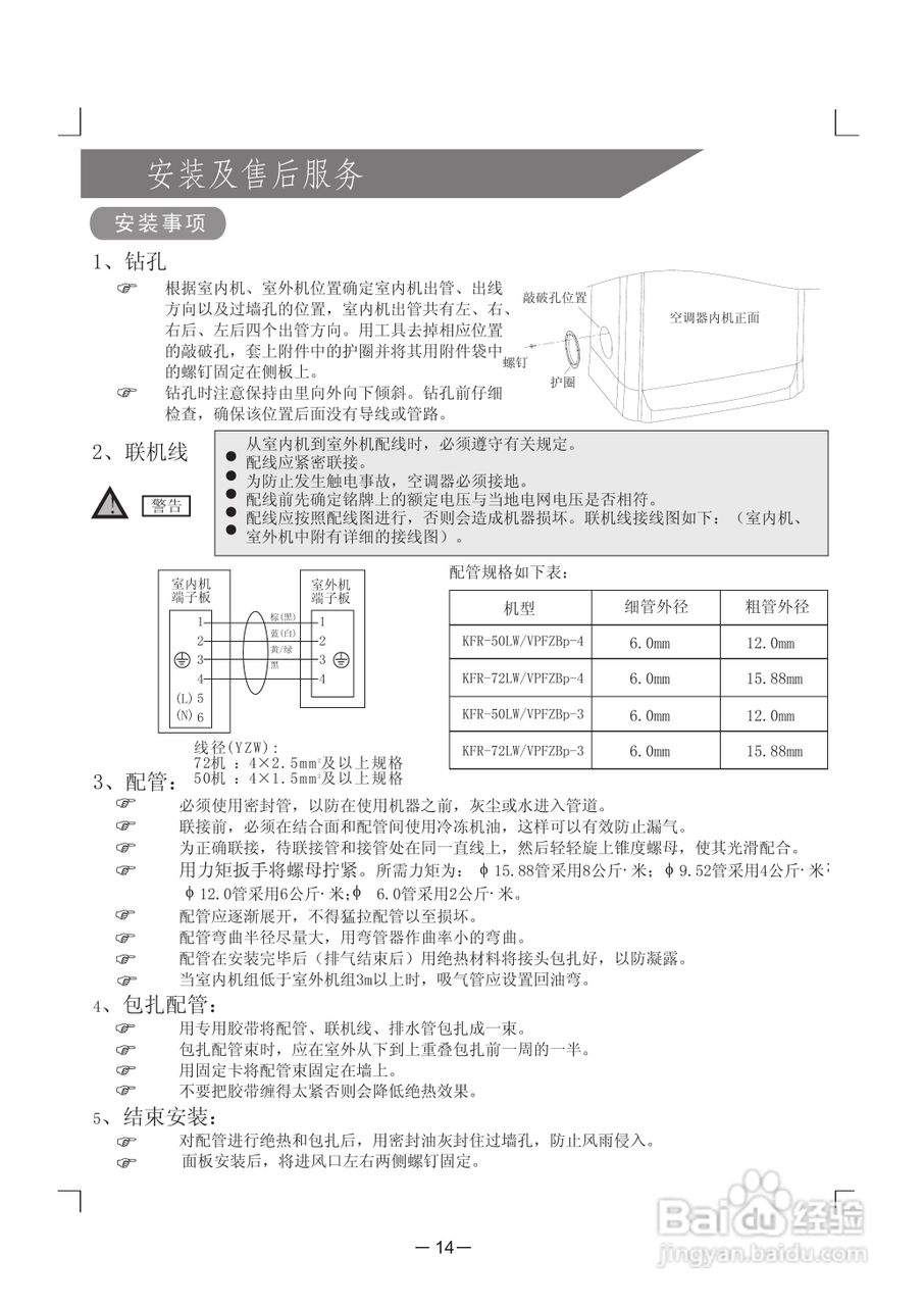 科龙KFR-72LW/VPFZBp-3分体落地式房间空调器使用安装:[2]