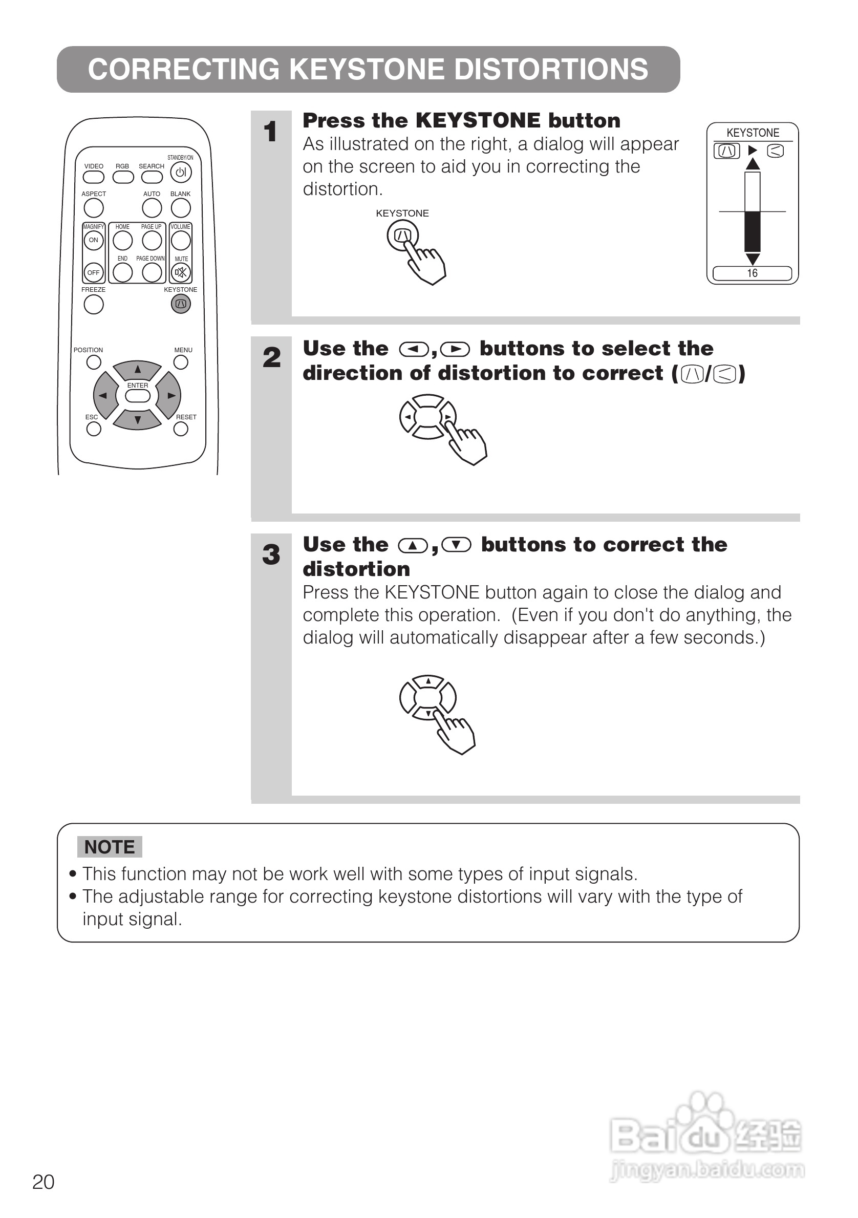 日立 ED-X3270A投影机说明书:[3]