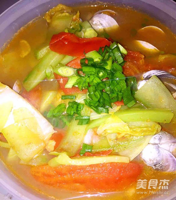 茄汁蛤蜊汤的做法