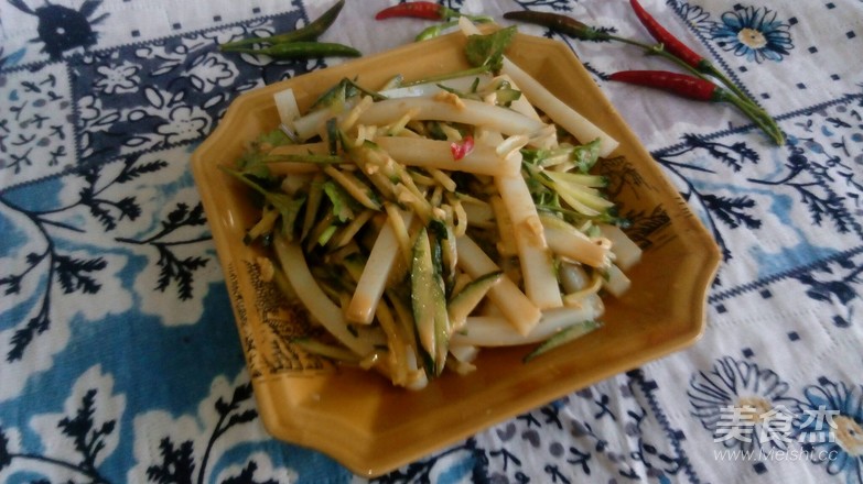 拌豌豆凉粉的做法