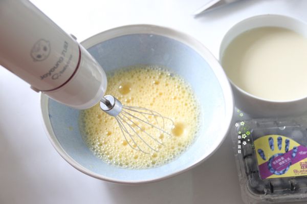 快手蓝莓豆浆蛋挞