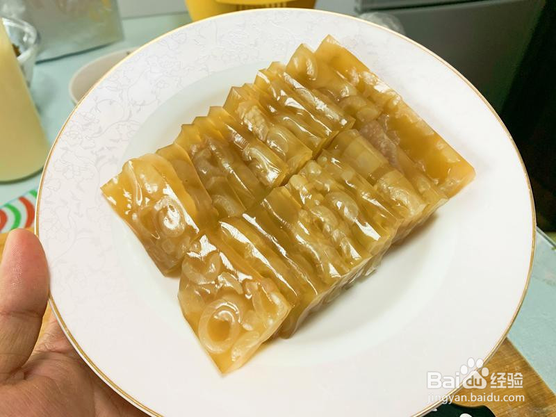 自制Q弹猪皮冻的做法