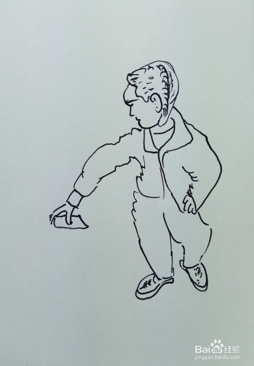 怎样画儿童简笔画拿走凳子上的好吃东西？