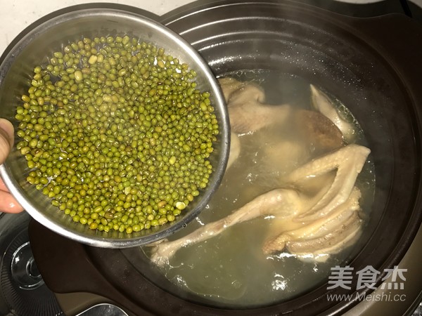 绿豆鸽子汤的做法