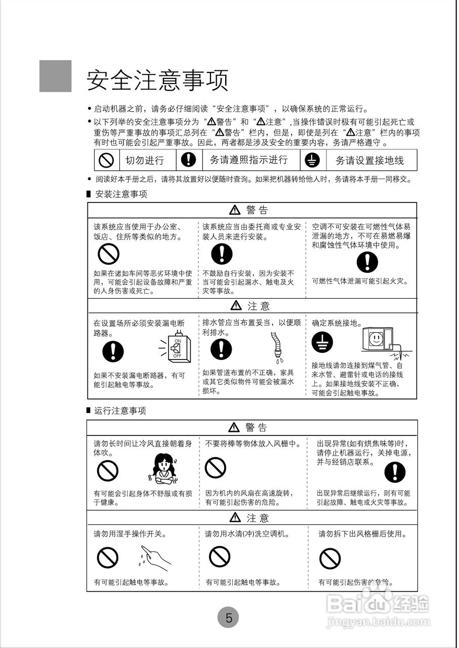 海尔KFRd-250LW空调使用说明书:[1]