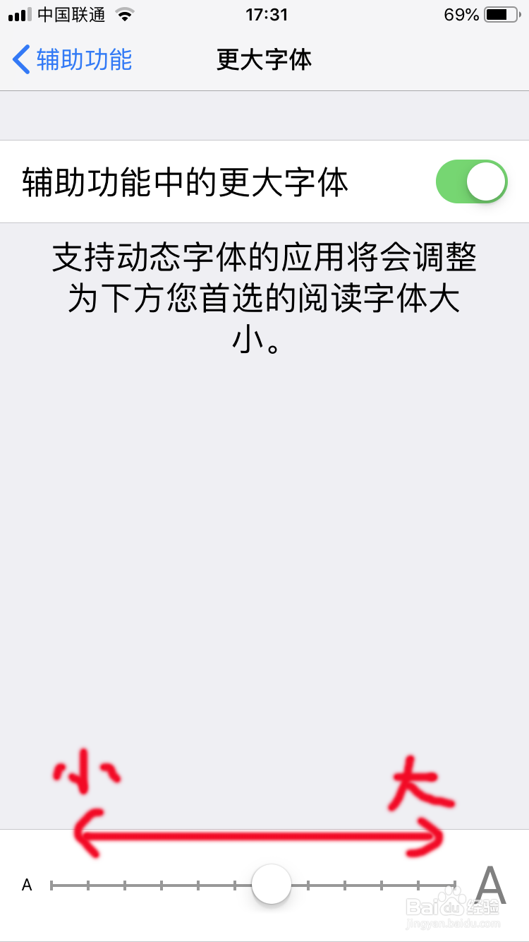 苹果手机怎样调整字体大小