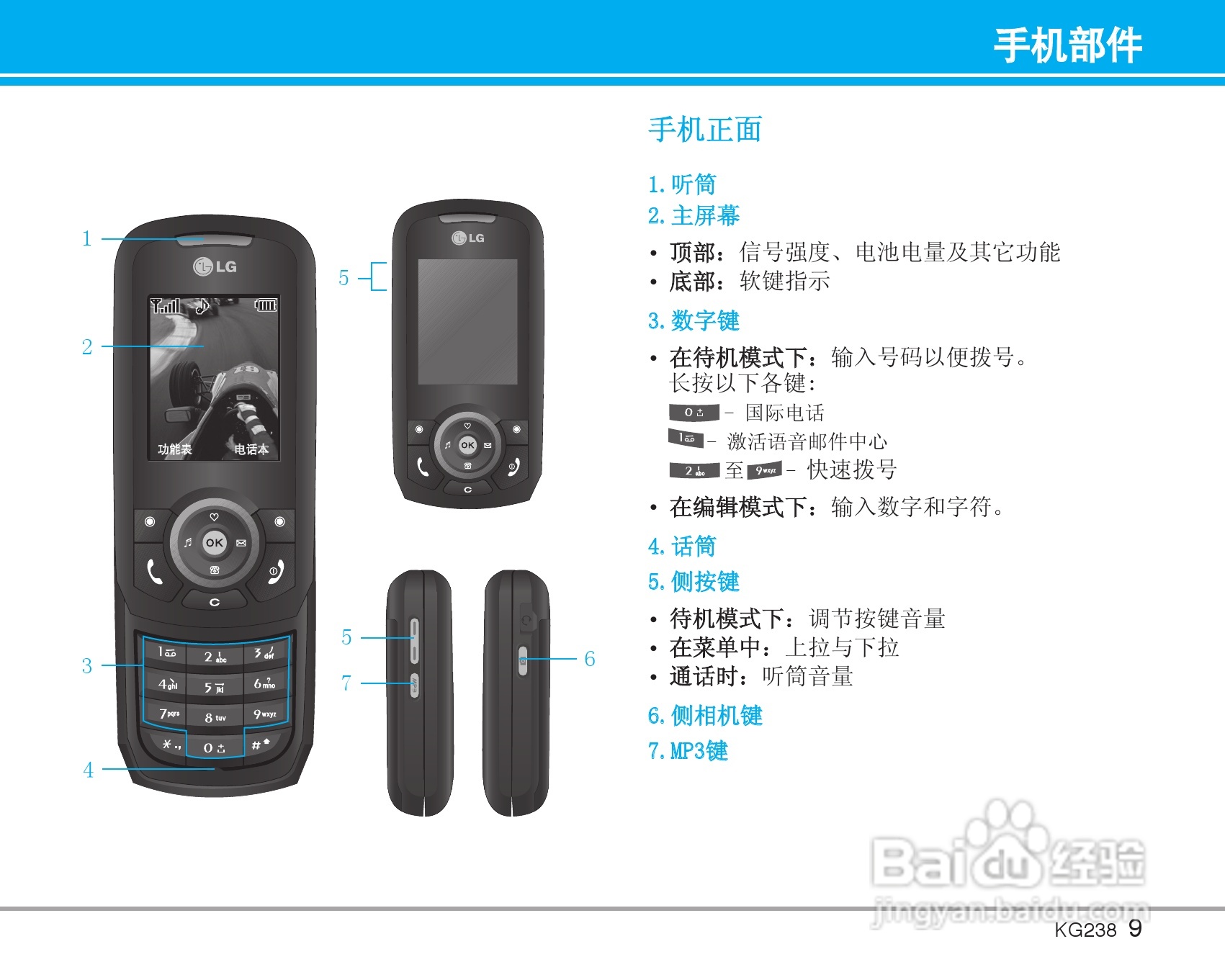乐金手机KG238型使用说明书:[1]
