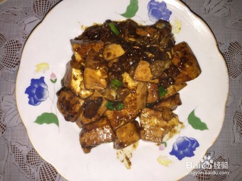 家常菜—红烧豆腐