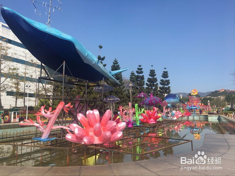福州温泉公园花灯游
