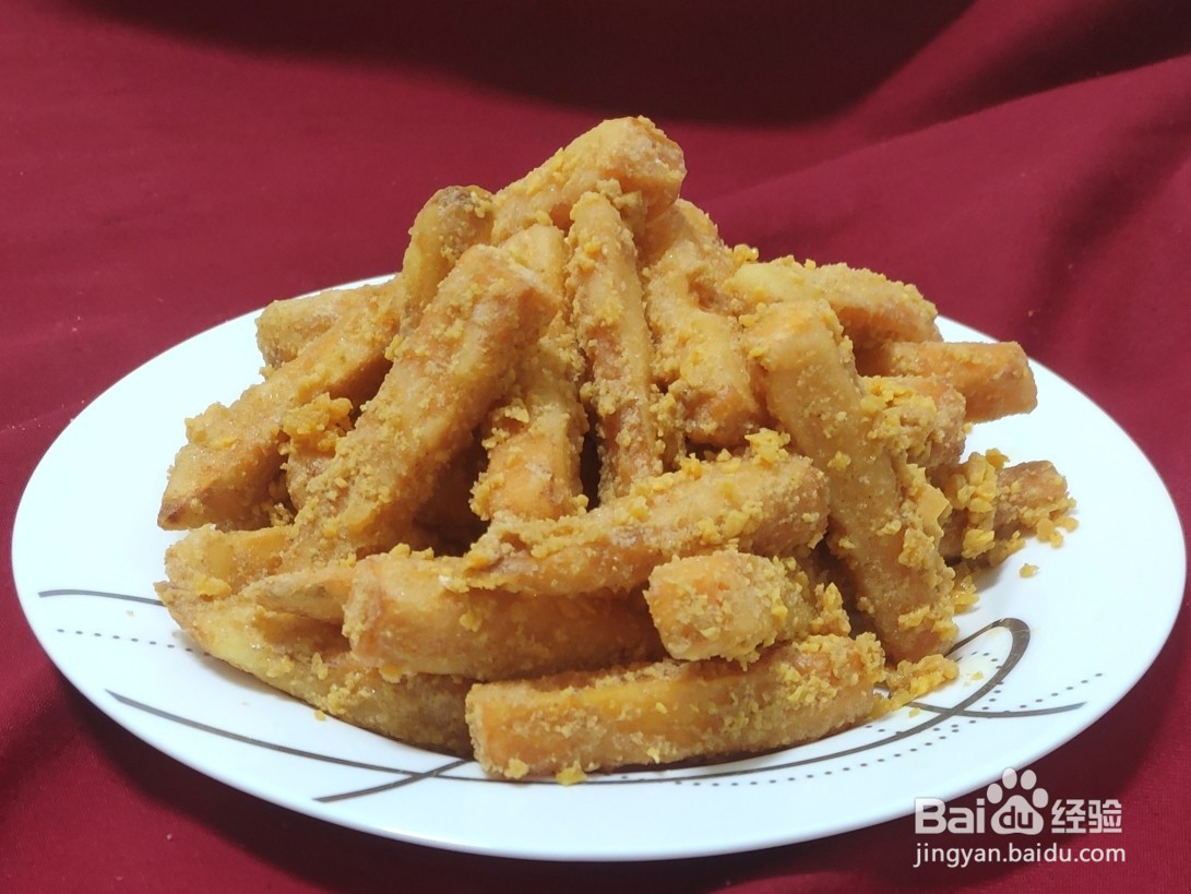 如何制作蛋黄焗地瓜？