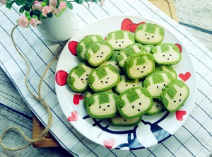 抹茶兔兔饼干怎么做？详细教程图解~