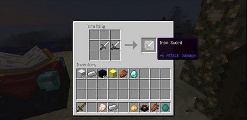 How to make an Iron Sword in Minecraft