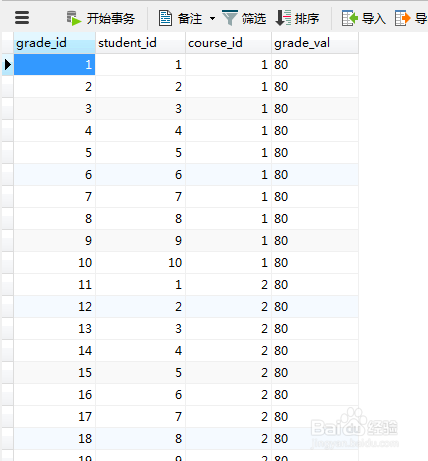 sql查询条件学习