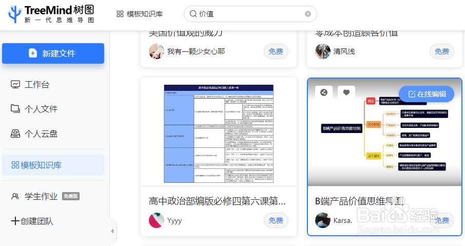 轻松使用TreeMind绘制“价值流程”思维导图