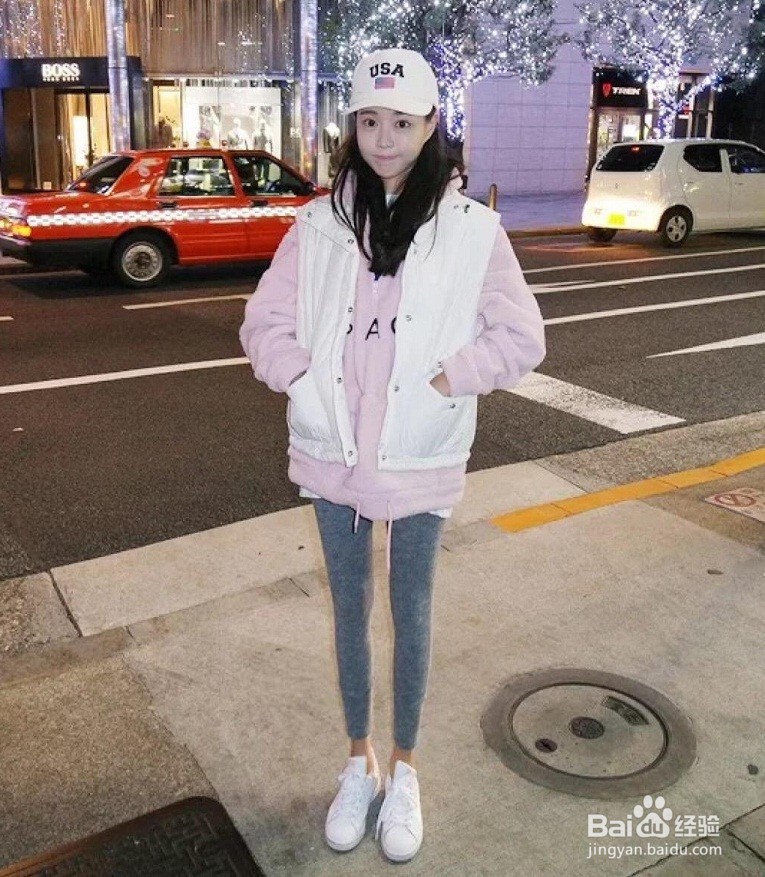 连帽卫衣怎么搭配马甲