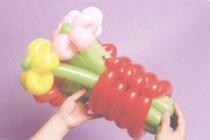 魔法气球造型系列之小花盆