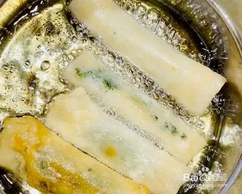 黄鱼荠菜春卷的做法
