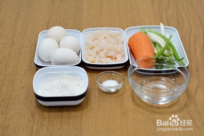 教你做磷虾鸡蛋卷