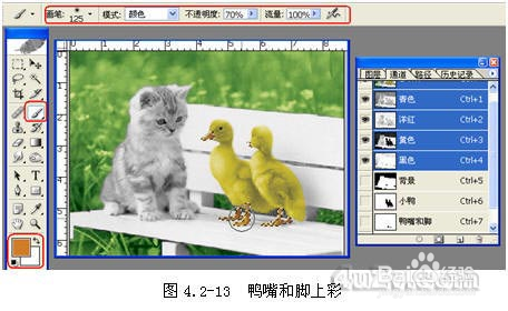 phtoshop教程系列之——上色