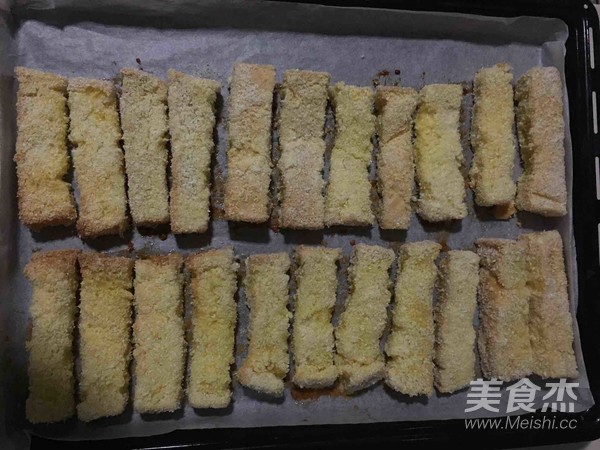 椰香吐司条的做法