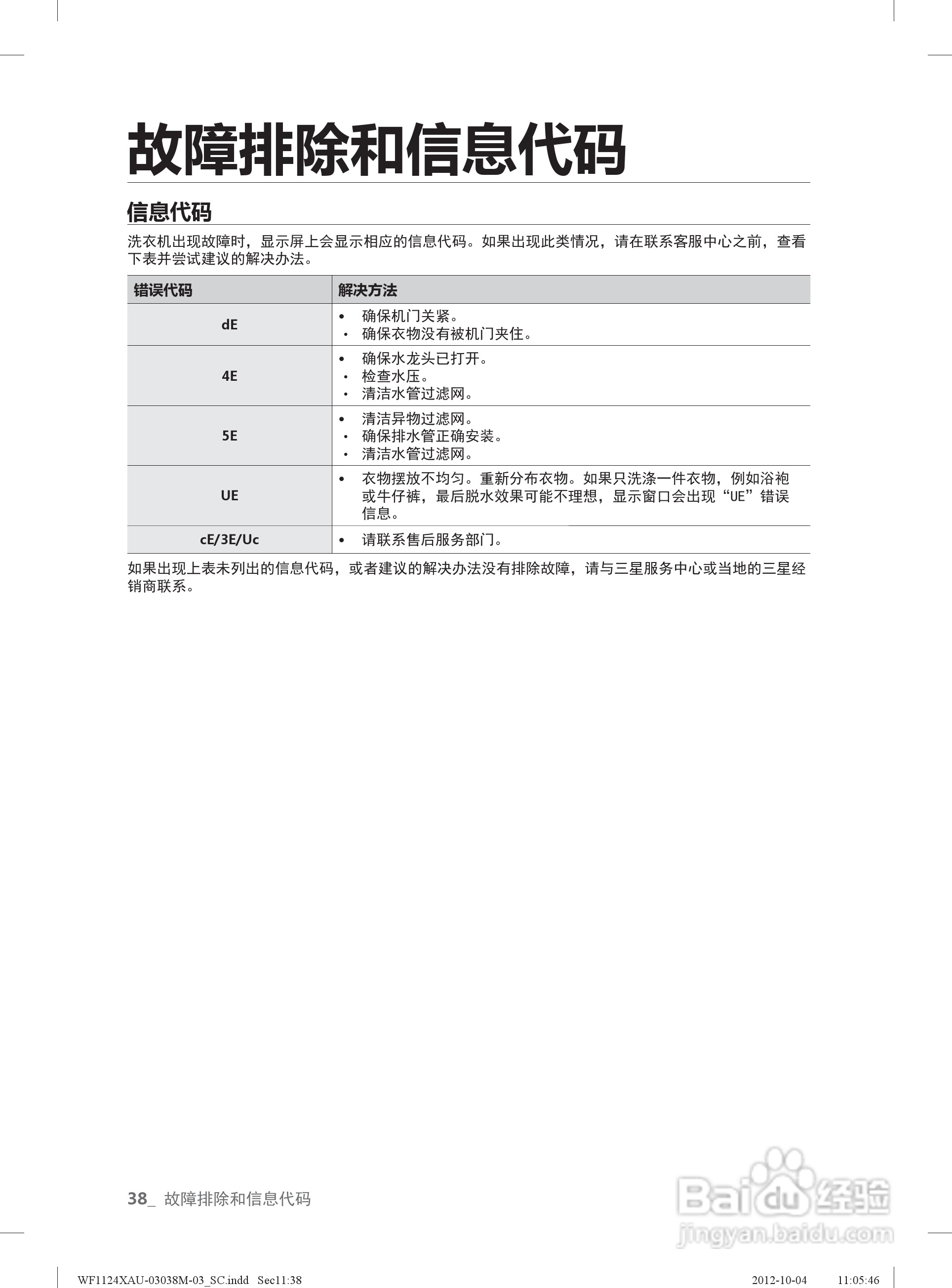 三星WF1124ZBU洗衣机使用说明书:[4]