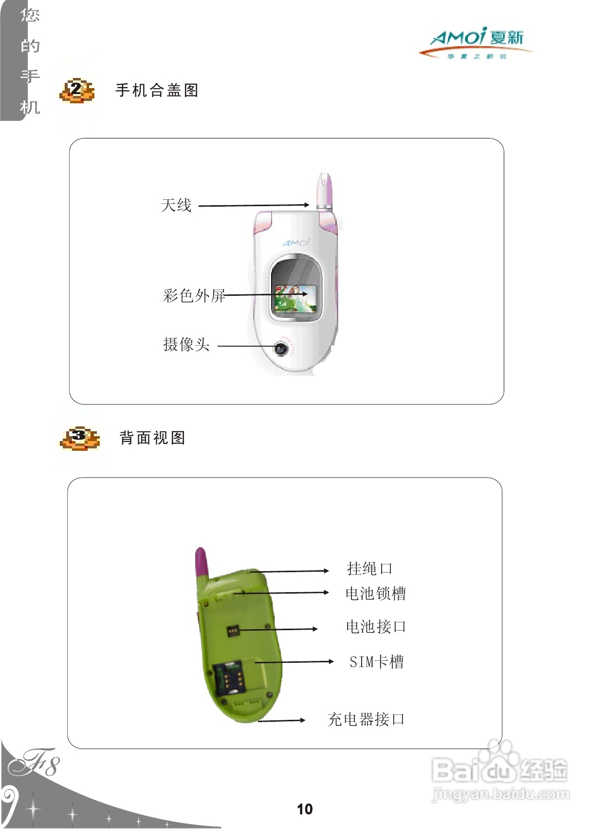 夏新F8手机使用说明书:[2]