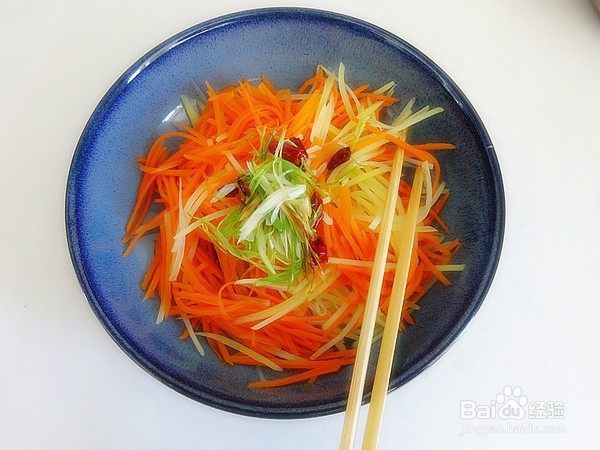 胡萝卜拌土豆丝做法