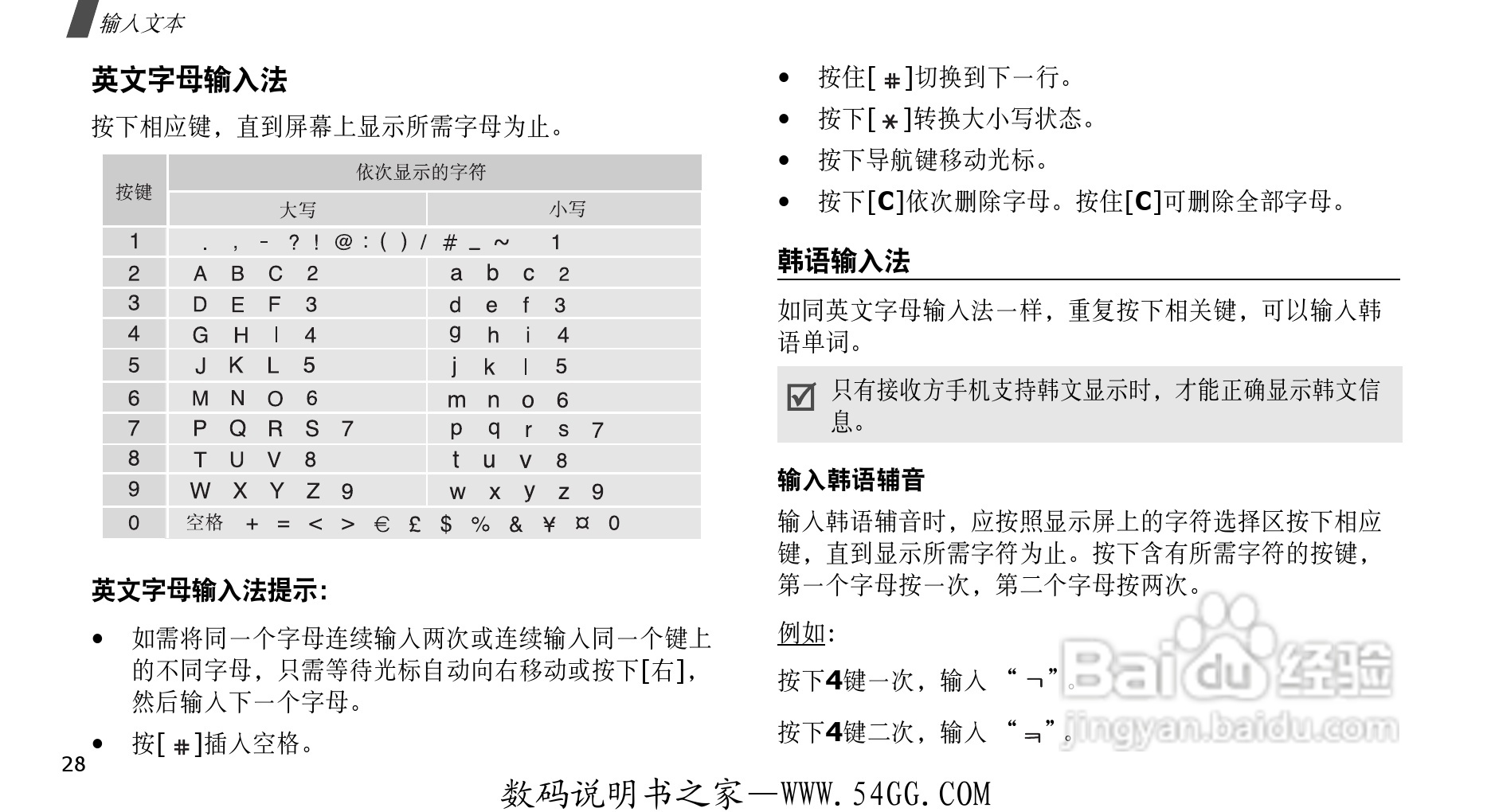 三星SGH-X808手机使用说明书:[4]