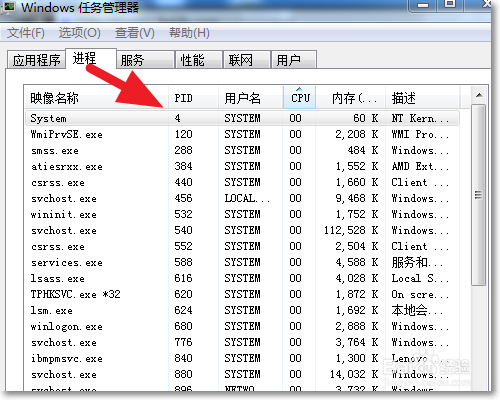 在Windows里边根据端口找到它依赖的进程