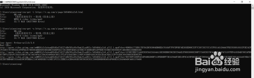 如何使用you-get插件将腾讯视频下载为MP4格式