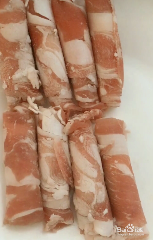 香辣羊肉金针菇