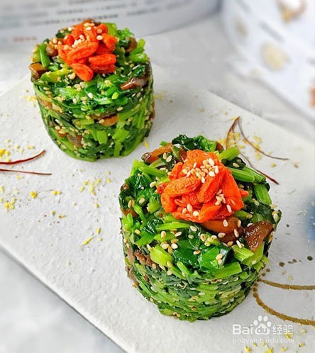 在家也能做出色香味俱全的凉拌菠菜