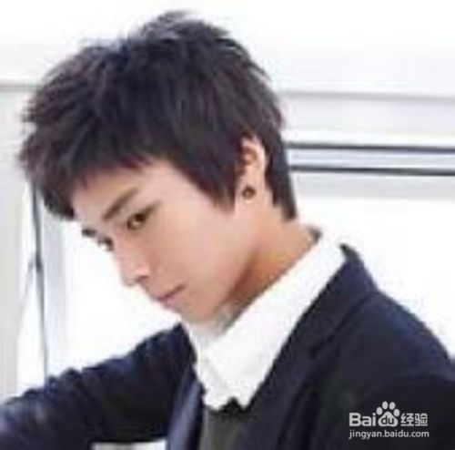 13年帅t短发发型 百度经验