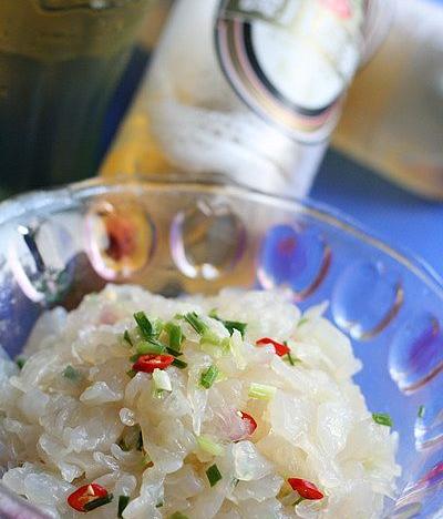 葱油海蜇的做法