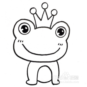 怎么画QQ红包青蛙