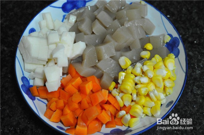 如何制作五彩魔芋丁