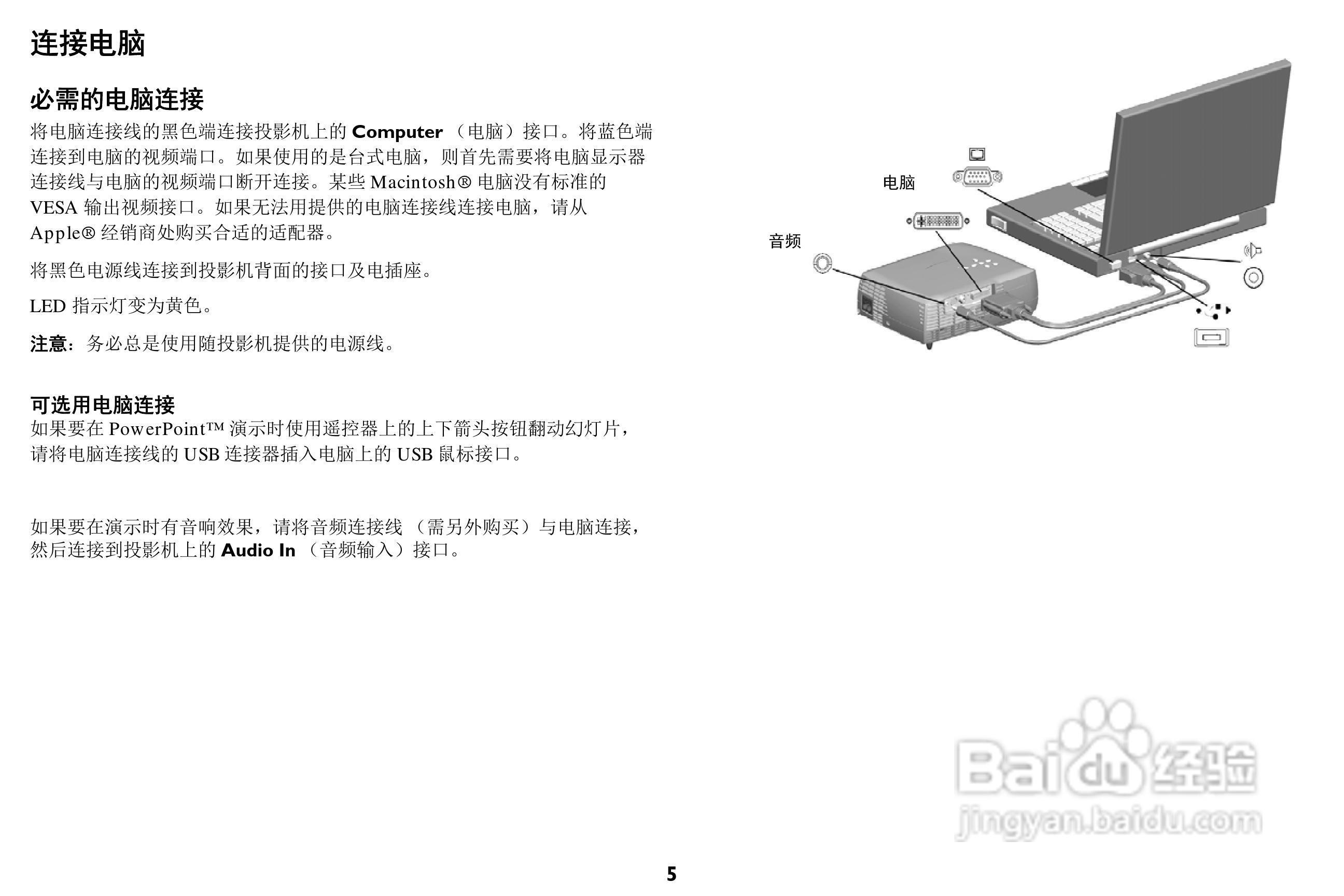 富可视 LP80投影机说明书:[1]