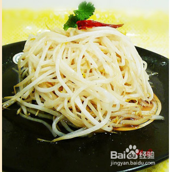 绿豆芽怎么炒